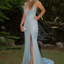 Sexy Sweetheart Spaghetti Strap Side Slit Mermaid Long Prom Dress, PD3027