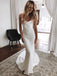 Simple Spaghetti Straps Cheap Country Long Beach Wedding Dresses, WD0584