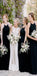 Simple Custom Made Popular Halter Long Bridesmaid Dresses, Wedding Party Dresses, WG521