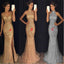 Sparkly Rhinestones Mermaid Elegant Popular Modest Prom Dresses,party dress,evening dress , PD0809