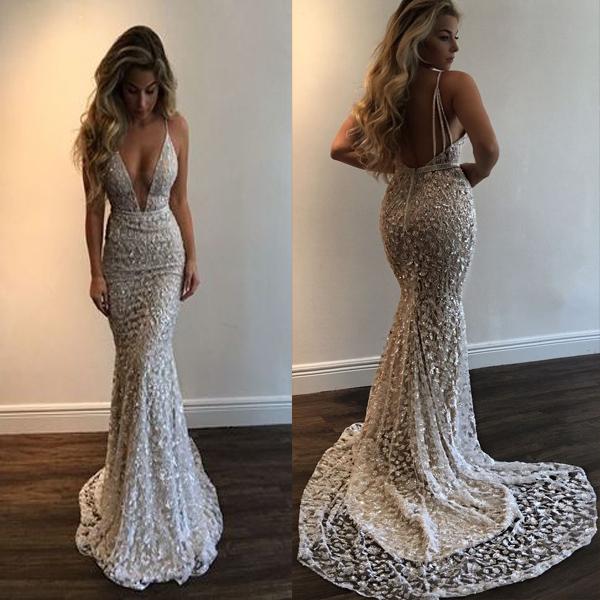 Deep V-neck Red Prom Dresses, A-line Prom Dresses, Cheap Prom Dresses, Prom Dresses, PD0649
