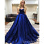 Sweetheart Blue Elegant  Simple Formal Modest Long Prom Dresses, Ball Gown,PD1330