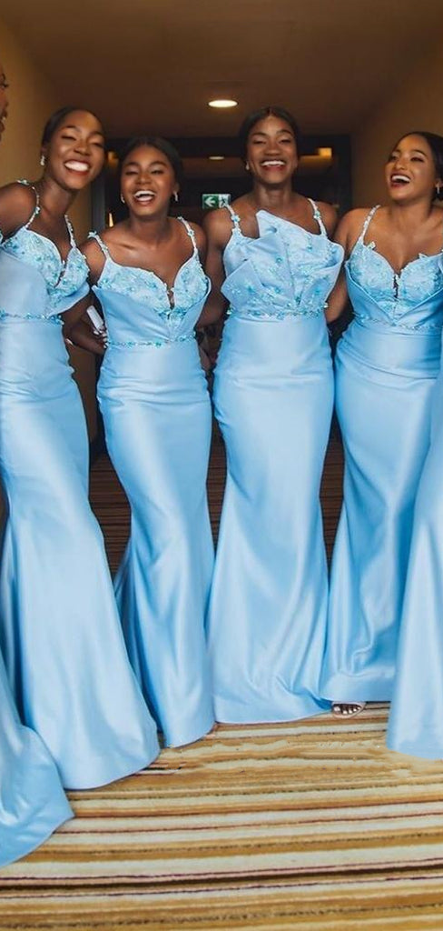 Two Style Baby Blue Spaghetti Strap Sweetheart Mermaid Sexy Long Bride SposaBridal Two Style Baby Blue Spaghetti Strap Sweetheart Mermaid Sexy Long Bride SposaBridal
