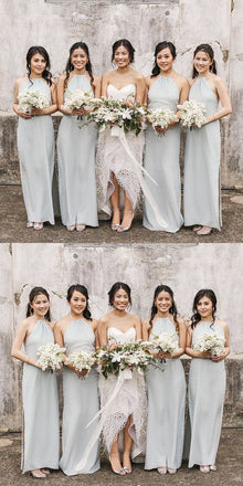 Unique Simple Long Chiffon Cheap High Quality Elegant Formal Bridesmaid Dresses,WG376