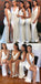 V-Neck Modest Popular Newest Mermaid Formal Bridesmaid Dresses, Wedding guest dress., WG558