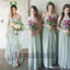 Cheap Long Most Popular Simple Off shoulder Formal Bridesmaid Dress,  WG212