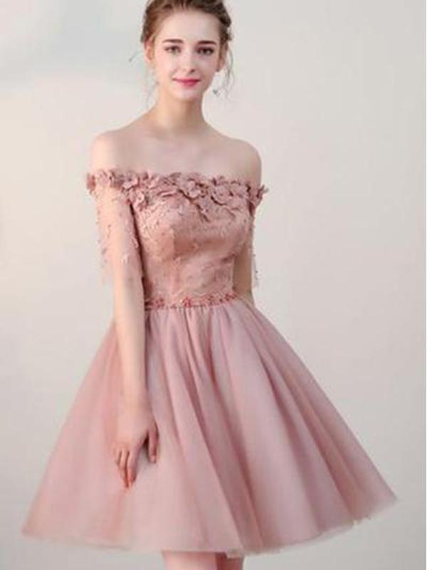 2018 homecoming dresses short Simple Cute Short Silver Sequin Pink Skirt Cheap Homecoming Dresses 20 SposaBridal