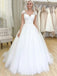 Elegant Cap Sleeve Lace Top Sweetheart A-line Long Wedding Dress, WD3051