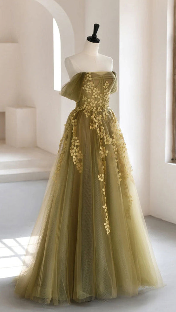 green and yellow prom dress Green Velvet Mermaid Prom Dress Luxury Gold Rhinestone Beaded Evening Gowns
