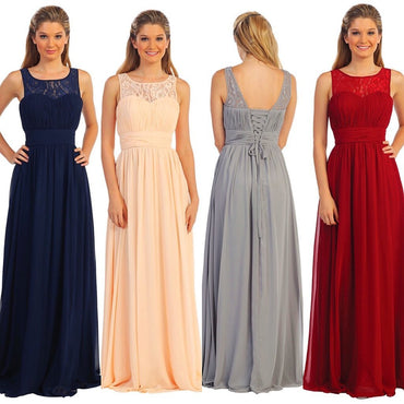 New Design Chiffon  Cheap Floor-length A-line Bridesmaid Dresses, wedding guest dress, PD0342