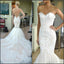 Charming Mermaid Tulle and Lace Sweetheart V back Unique  Wedding Dress On sales, PD0388