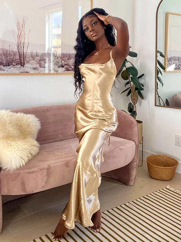 Super Shiny Cream Crystal Satin High Quality Spaghetti Straps Mermaid SposaBridal Super Shiny Cream Crystal Satin High Quality Spaghetti Straps Mermaid SposaBridal