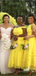 Multi-style Tea-length Sheath Flower Tulle Bridesmaid Dress, BD3052