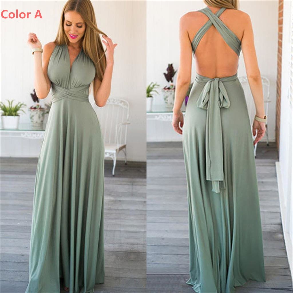 Charming Comfortable Convertible Bridesmaid Dresses, PD0375 SposaBridal Charming Comfortable Convertible Bridesmaid Dresses, PD0375 SposaBridal