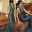 Charming Green Mermaid Long Formal Sexy Prom Dress,  Evening Party Dress, PD0310