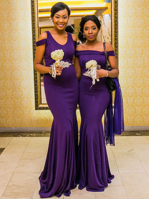 Purple Multi-style Mermaid Sexy Cheap Long Bridesmaid Dresses, BD3273 SposaBridal Purple Multi-style Mermaid Sexy Cheap Long Bridesmaid Dresses, BD3273 SposaBridal
