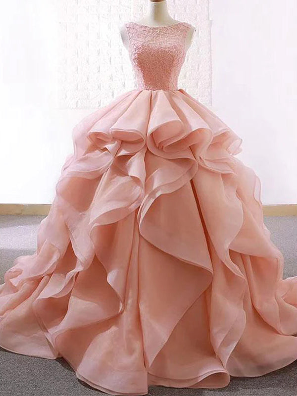 jewel neck prom dress A-Line Floor Length Prom Dresses Cute Fairy Long Sleeve Jewel Neck Prom Wedding Guest Tulle with Sequin Appliques 2026