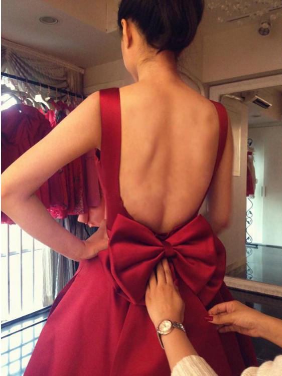 Sexy Backless Red Short Cheap Homecoming Dresses Online, CM580 SposaBridal Sexy Backless Red Short Cheap Homecoming Dresses Online, CM580 SposaBridal