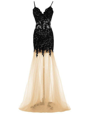 long black red blue formal elegant unique evening dress Prom Dress, Party gown, PD0323