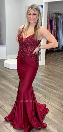 Cheap Burgundy Prom Dresses & Sexy mermaid Prom Dresses – Page 3 ...