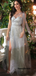 Sparkling Strapless Sweetheart Side Slit A-line Long Prom Dress, PD3049